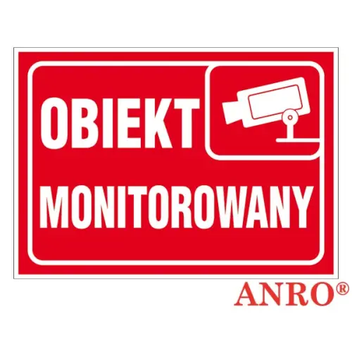 Znak „Obiekt monitorowany” Z-R111